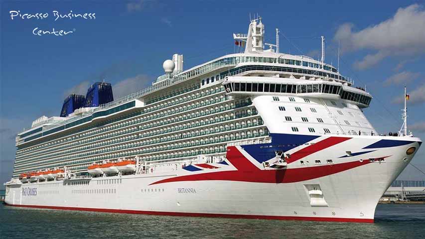 Porto di Malaga AGP Britannia cruise ship